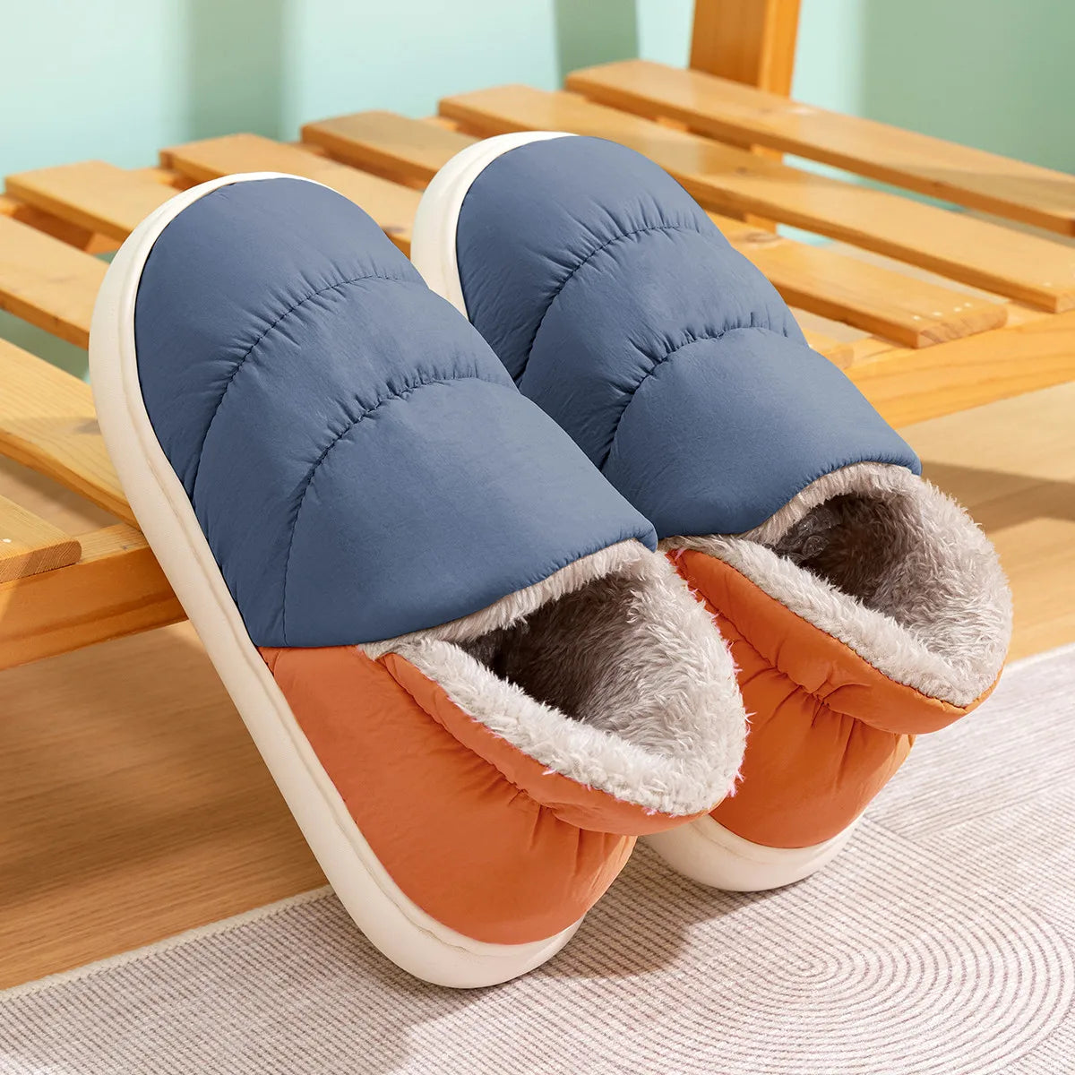 Cozy Mode On ❄️ – Plush Slides för Kalla Dagar