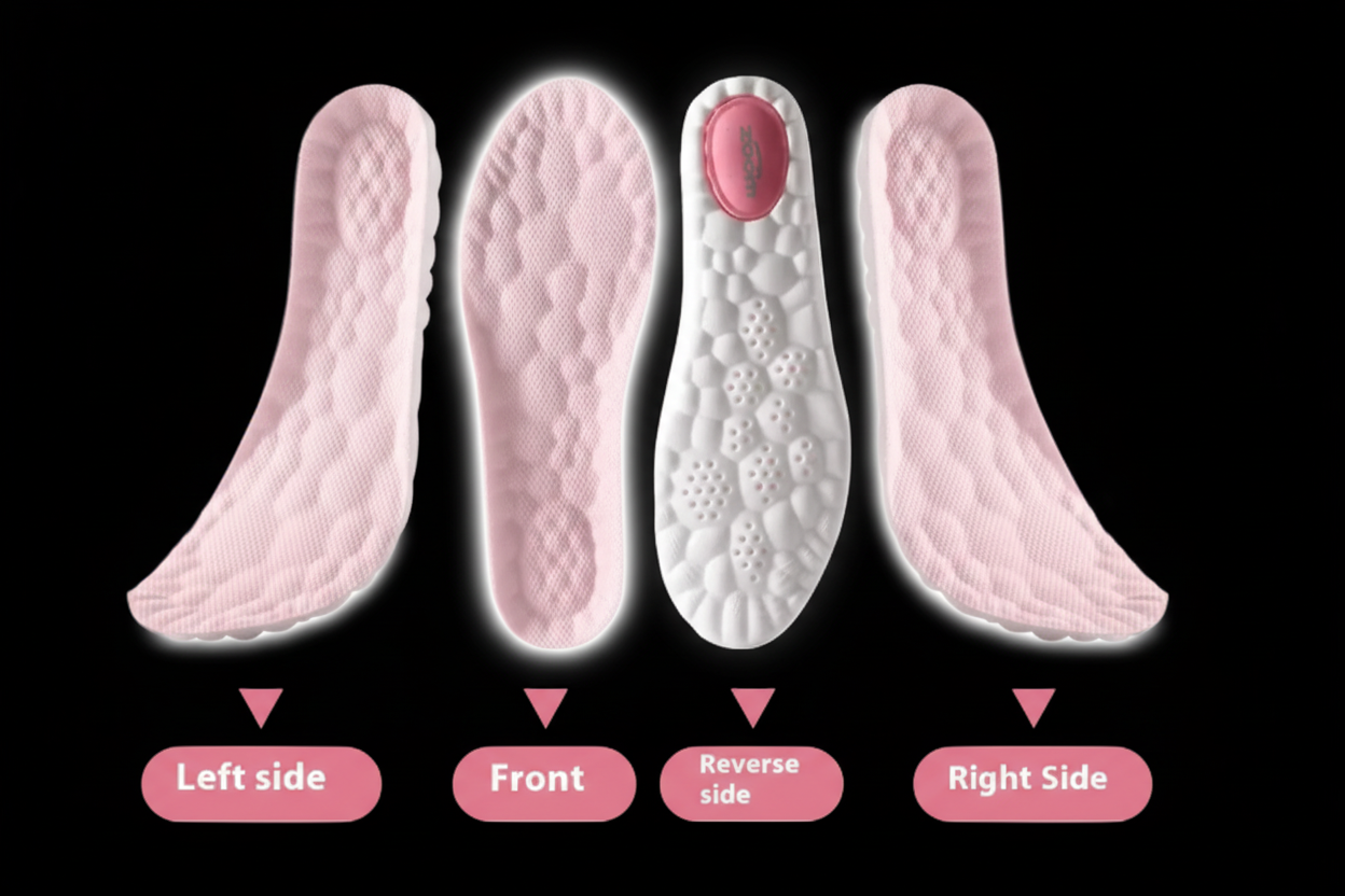 4D ErgoWork Innersula – Ergonomisk & Extra Tjock Komfort